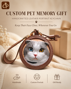 Custom Pet Leather Carved Tag - Masterpiece Detail
