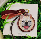 Custom Pet Leather Carved Tag - Enhanced Detail