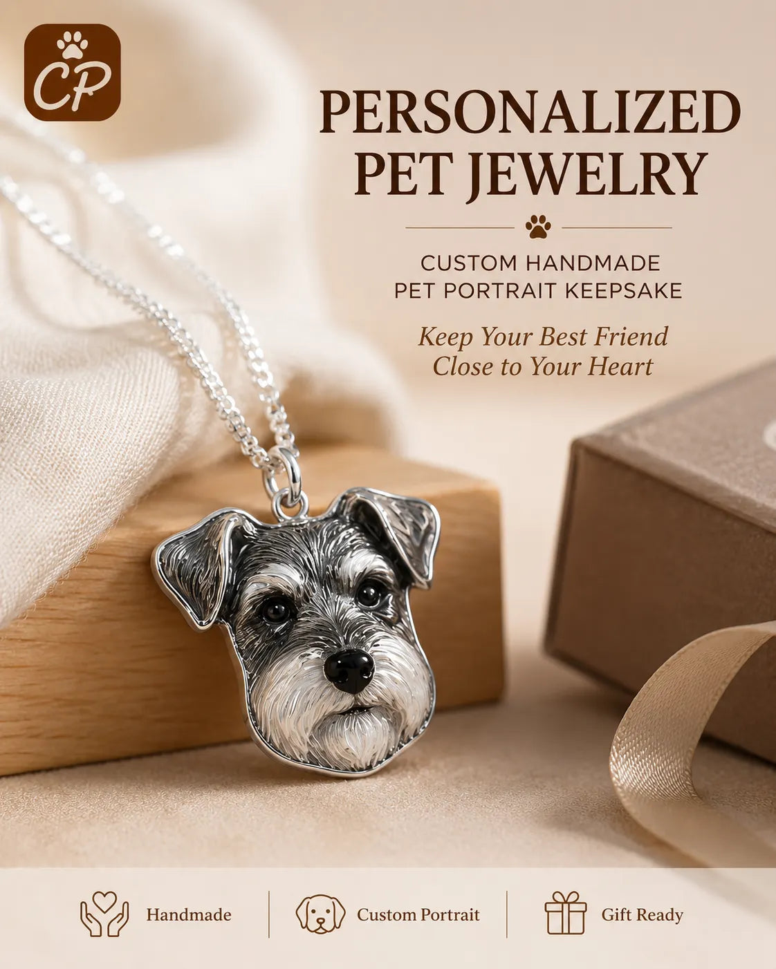 Custom Pet Silver Jewelry (Premium Version)