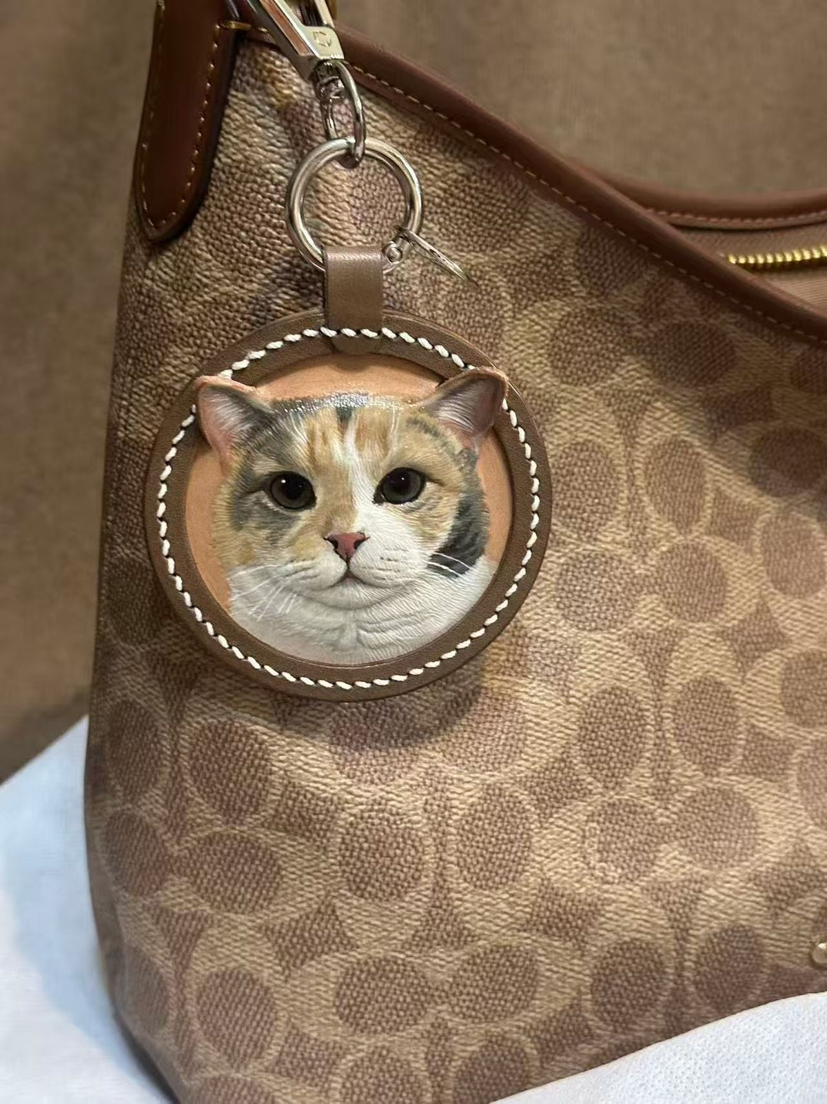 Custom Pet Leather Carved Tag - Premium Detail
