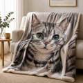 Custom Pet Photo Blanket - Personalized Cozy Keepsake