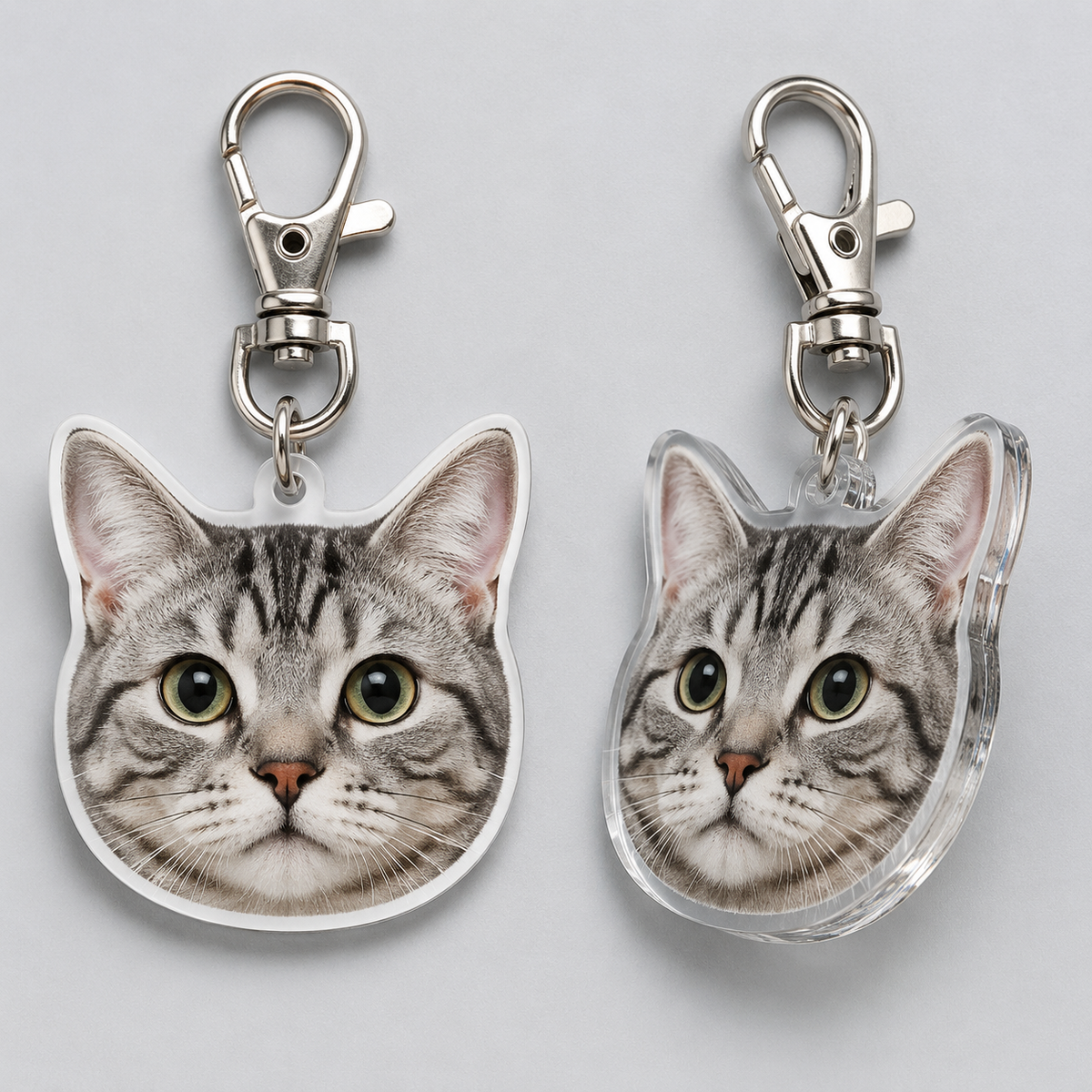 Custom Pet Photo Keychain - Personalized Acrylic Keepsake