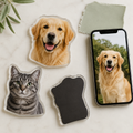 Custom Pet Photo Magnet - Personalized Acrylic Keepsake