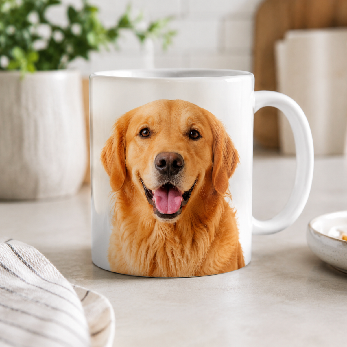 Custom Pet Photo Mug - Personalized Ceramic Gift