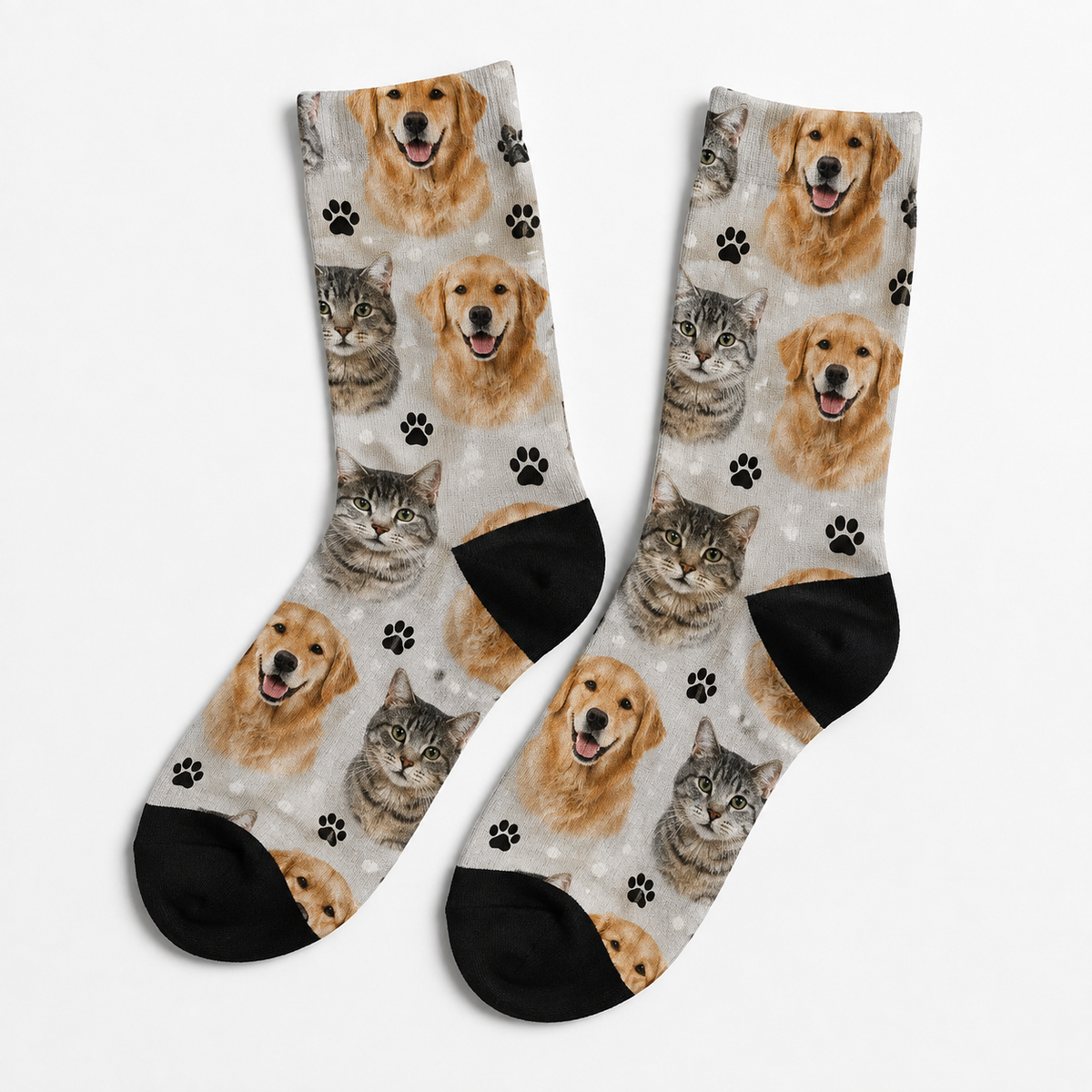 Custom Pet Photo Socks - Personalized Everyday Gift