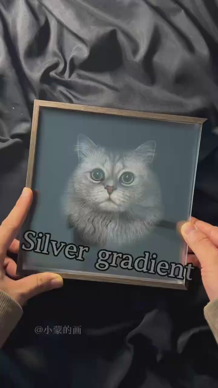 Custom Scratch-Style 3D Pet Portrait from Photo