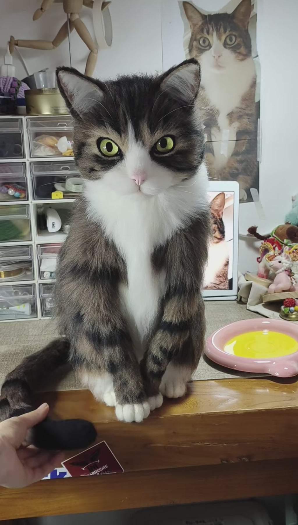 Custom Needle Felted Pet Replica - Full Body